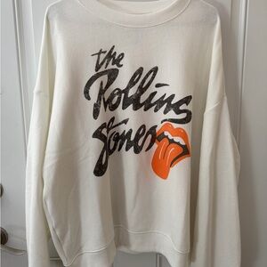 American Eagle Outfitters Cream Sweatshirt